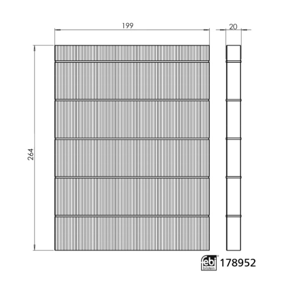 Filtr vzduchu kabiny vnější VOLVO FH4 od 2012, FH16 Euro 6 od 2012