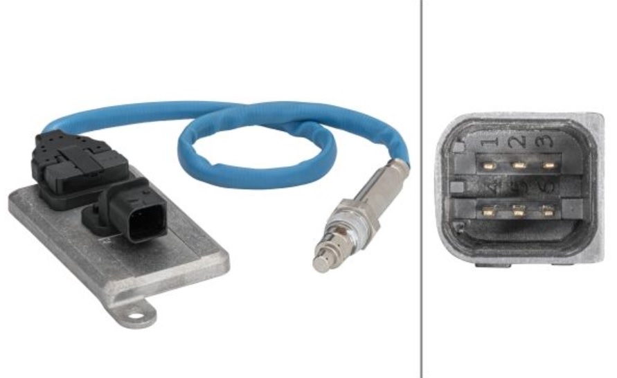 Snímač výfukových plynů NOx 664mm za katalyzátor MAN TGM, TGS, TGX Euro 6