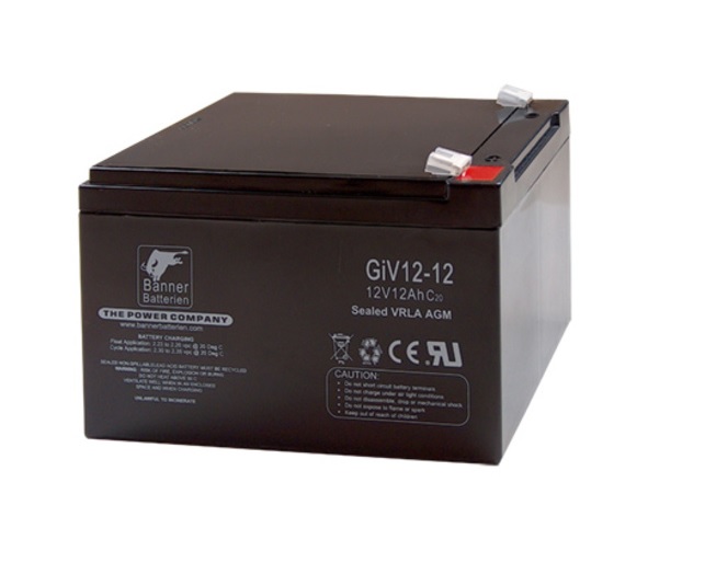 Baterie záložního zdroje BANNER 11,4Ah GiV 12-12 Stand by Bull Block /152x98x102/