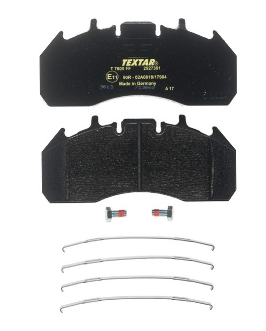 Deska brzdová 29273 T7600 Textar 249,6x109,6x29,2  ELSA 225-3// RVI C/D/T/ Magnum,Premium