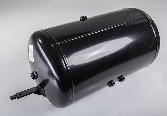 Vzduchojem 80 l / 742x396 10 bar/4-vývody s držákem SCHMITZ, SCANIA