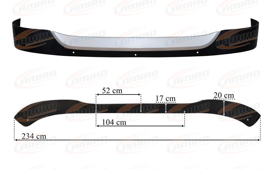 Clona sluneční DAF XF106 Euro 6 od 2017