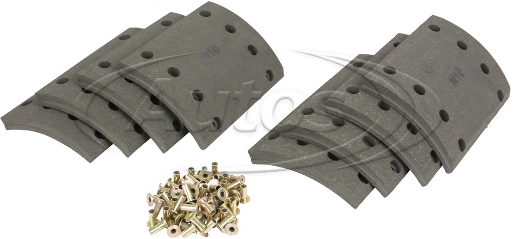 Obložení brzdové 19574.1 Knorr 200x300 s nýty PN BPW SN 3020, KAESSBOHRER