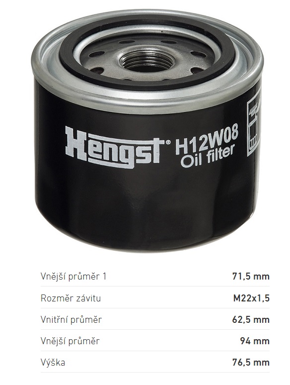 Filtr oleje FIAT Ducato od 2002, IVECO Daily III/IV/V/VI, E.Daily Citys, Tourys, Way