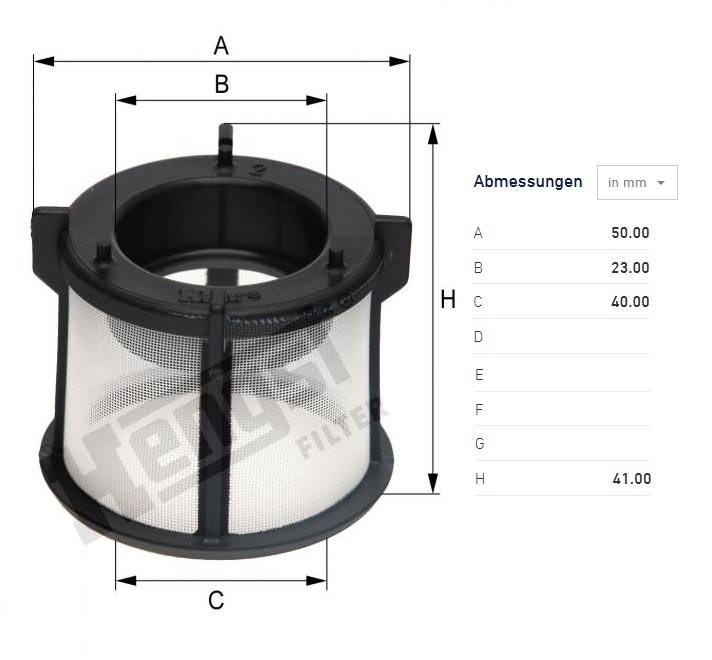 Filtr paliva CLAAS, FENDT, MERCEDES Atego, Atego 2, Axor, Axor 2, Econic, TERBERG, OPTARE