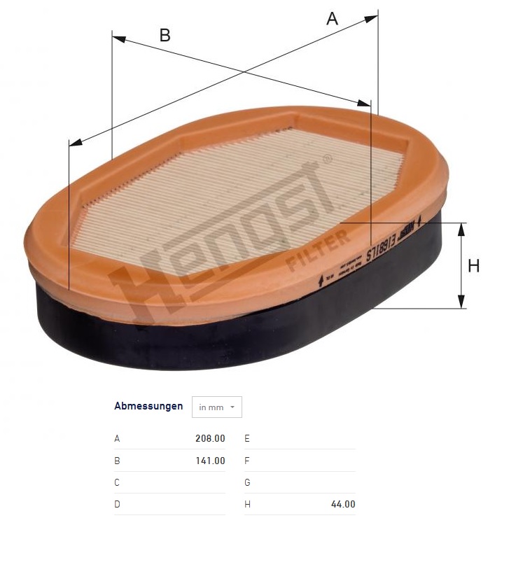 Filtr vzduchu CAT 414E 416D , TEREX GTH/GTM, JCB TM , GENIE GTH/GAL/Agrilift, DIECI