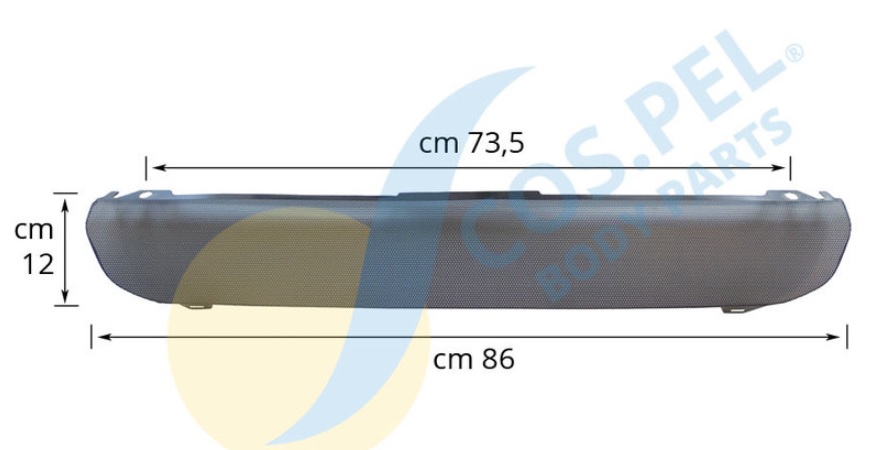 Mřížka krytu chladiče - středová SCANIA CG/CR/CP od 2010