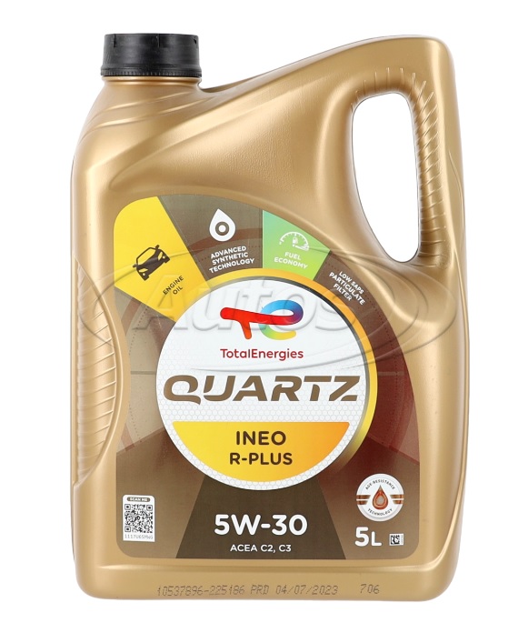 Olej motorový TOTAL QUARTZ INEO R-PLUS 5W-30, 5 l