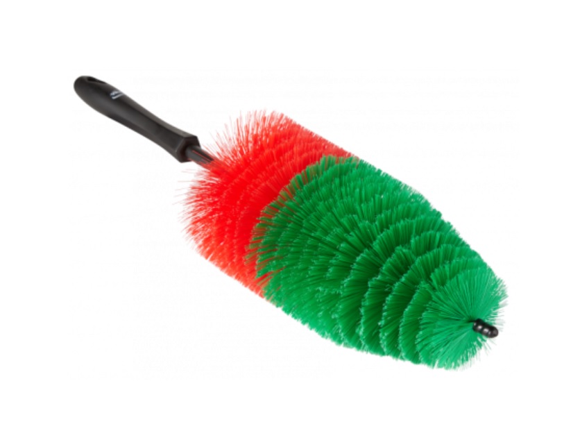 Kartáč na mytí disků kol, kulatý 10,5-6 cm, délka 42 cm