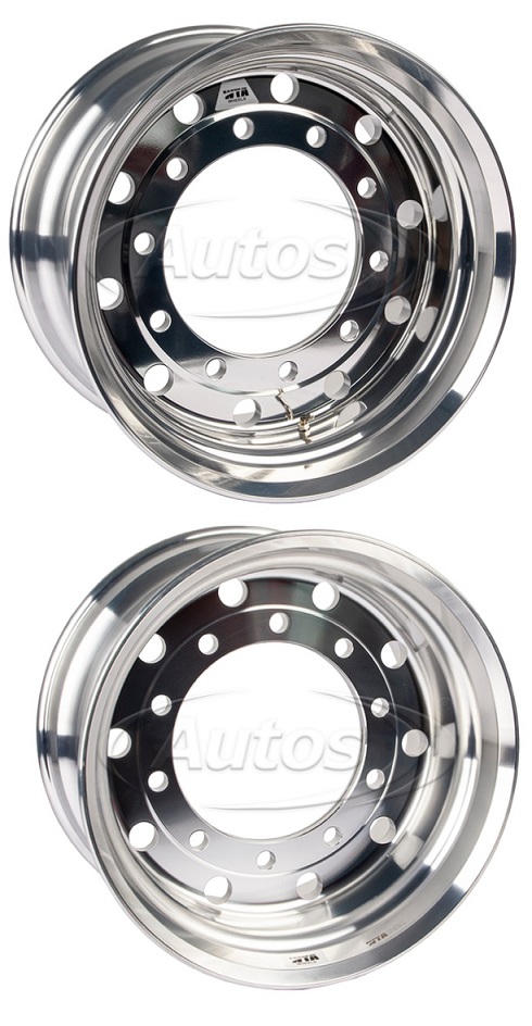 Disk kola Al 22,5x11,75 281/335/10x26 ET0 385/65 R22.5, 385/55 R22.5, 365/70 R22.5