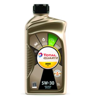 Olej motorový TOTAL Quartz 9000 NFC 5W-30 syntetický 1 l, osobní vozy