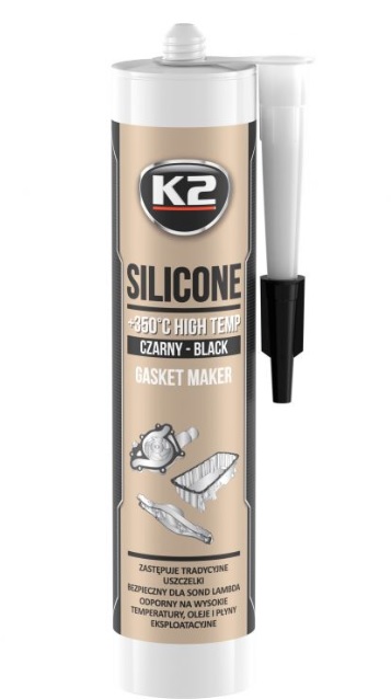 Tmel silikonový vysokoteplotní do +350°C K2 SILICONE High Temp 300g