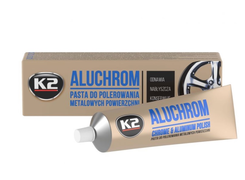 Pasta leštící na chrom a hliník K2 ALUCHROM 120g