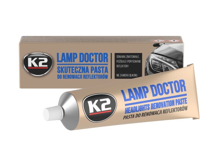 Pasta na renovaci světlometů K2 LAMP DOCTOR 60g