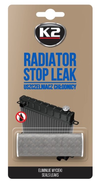 Utěsnění chladiče - tmel s Al mikročásticemi K2 STOP LEAK 18,5 g