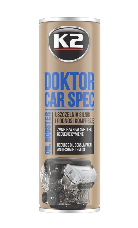 Přípravek na zvýšení komprese motoru K2 DOKTOR CAR SPEC 443ml