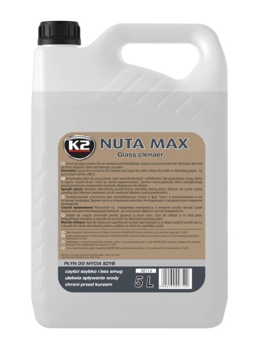 Prostředek na mytí oken K2 NUTA MAX, 5 l