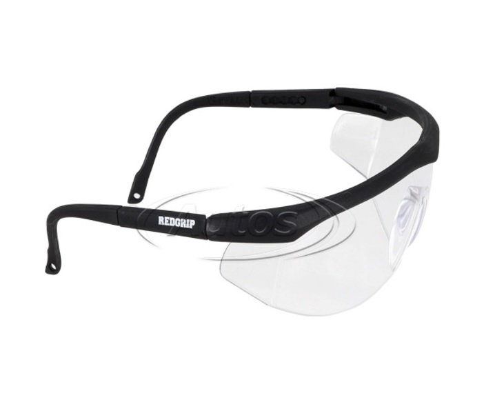 Brýle ochranné - bezbarvé sklo z polykarbonátu, černá obroučka