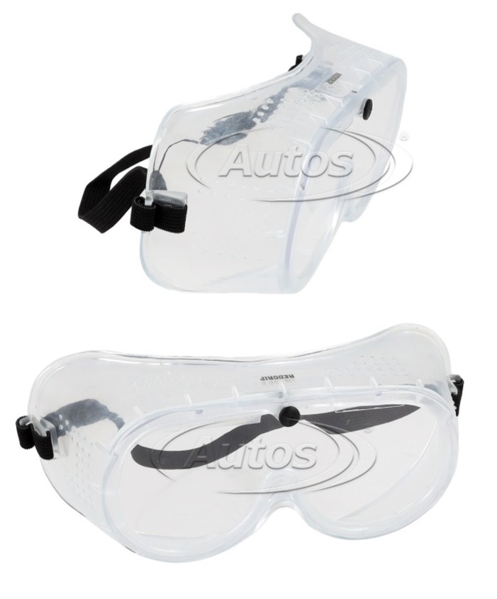 Brýle ochranné na broušení REDGRIP s přímým větráním, norma EN166