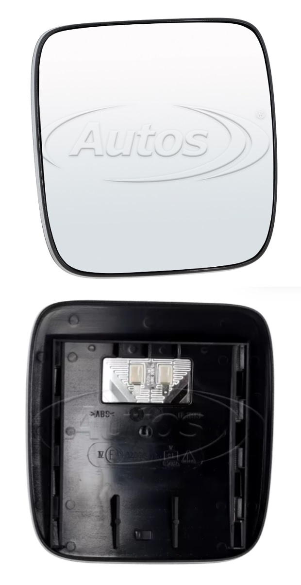 Sklo zrcadla 24V/R300 177x167x35 MAN