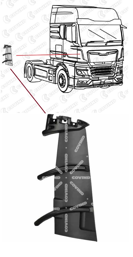 Roh kabiny vnitřní P MAN TGX/TGS Euro 6 od 2021