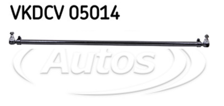 Tyč řízení spojovací 1640mm DAF LF45, MERCEDES Atego 1/2 730.713/714/719; ATEGO 3 730.721/