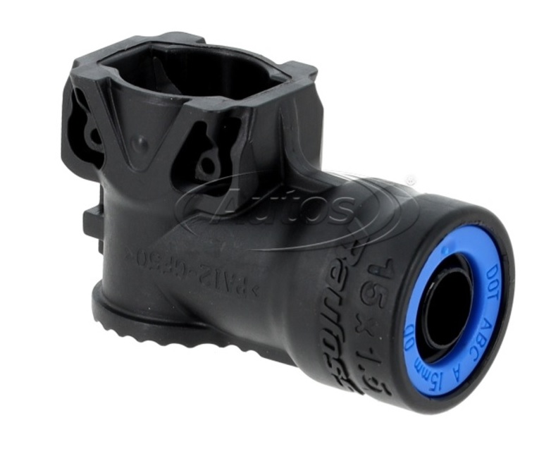 Rychlospojka 90° PA trubky 15x1,5/ HD systém DIN74324 TEKALAN