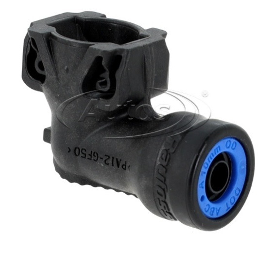 Rychlospojka 90° PA trubky 10x1,25/ velikost R TEKALAN