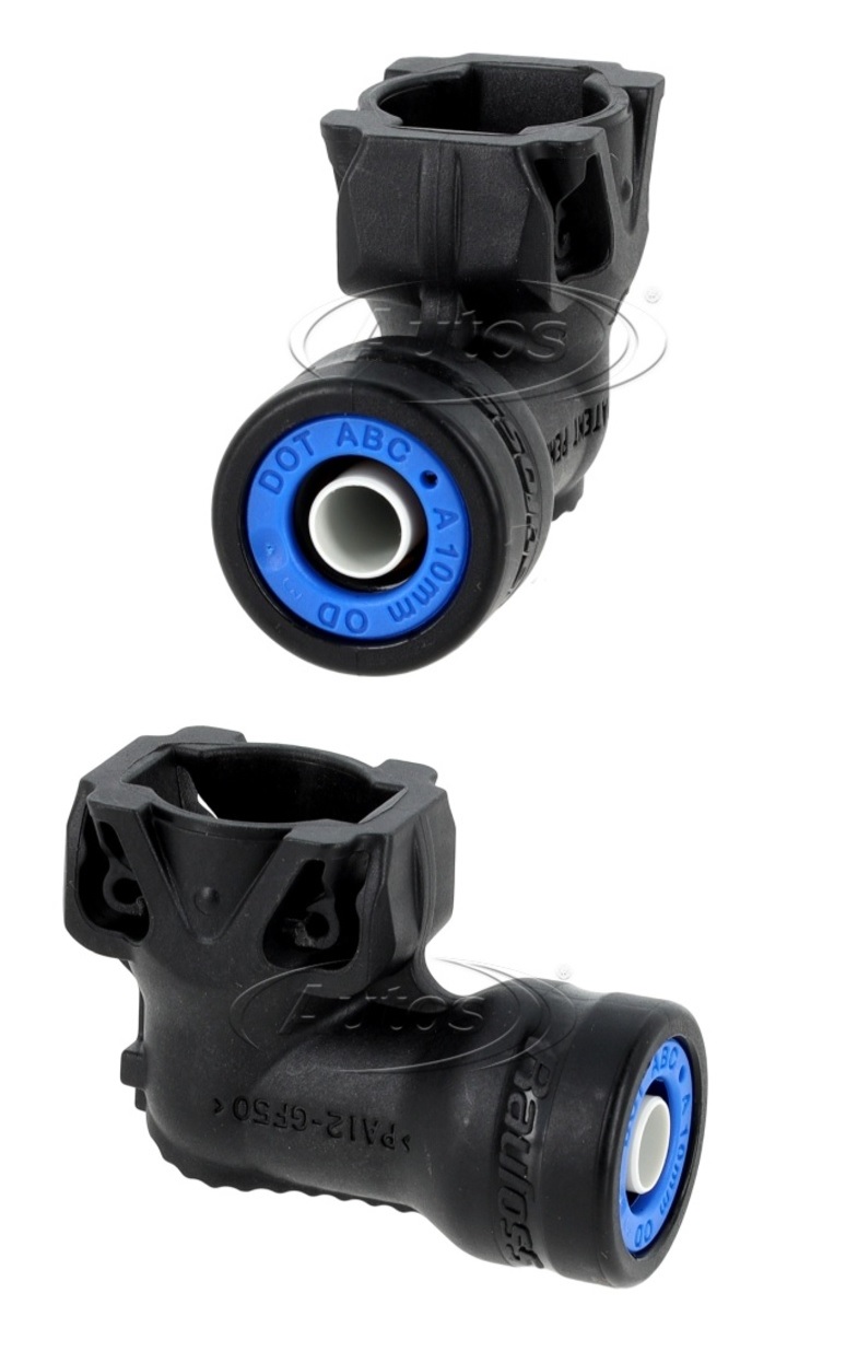 Rychlospojka 90° PA10x1/ rozměr R, typ ABC TEKALAN