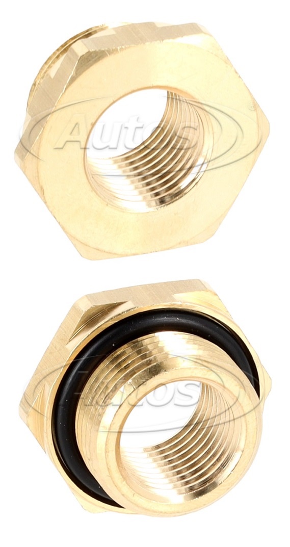 Hrdlo redukční M22x1,5 vnější / M16x1,5 vnitřní délka 19mm