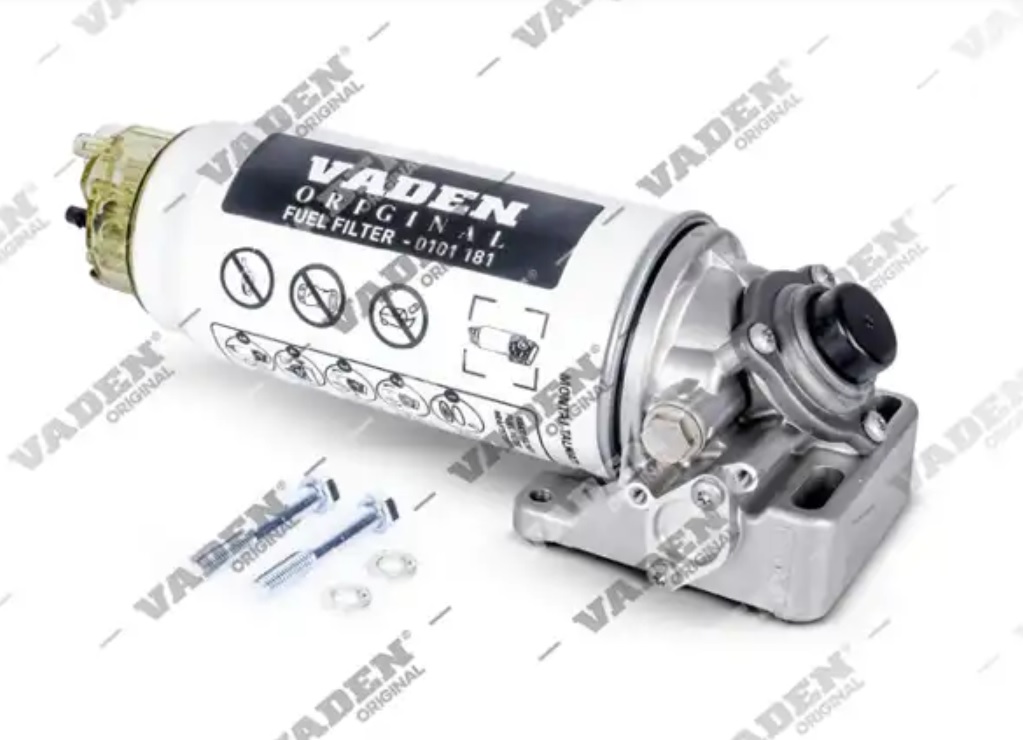 Filtr paliva s odlučovačem a držákem - sada DAF, GINAF, BOVA, SOLARIS