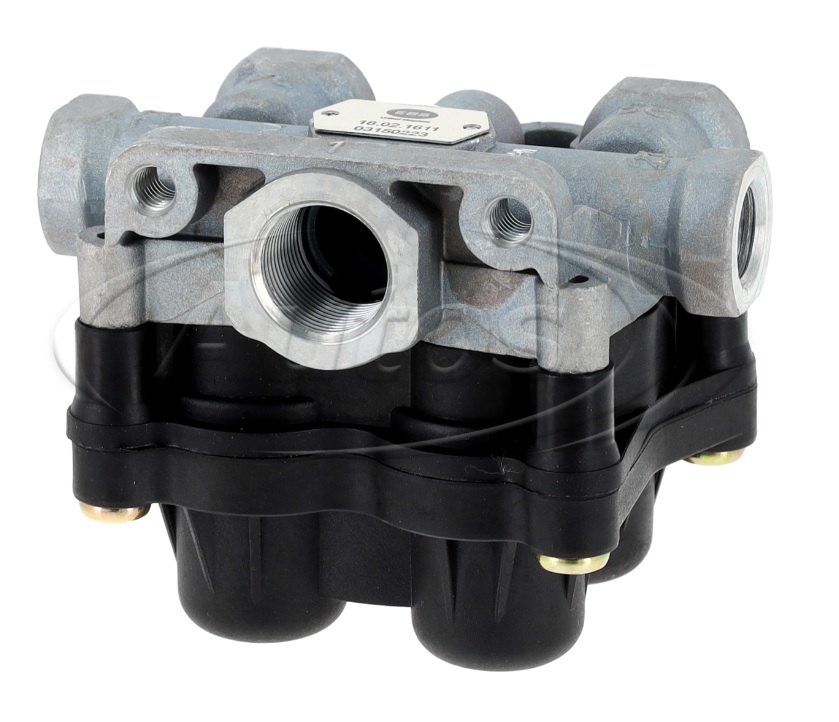 Ventil 4-cestný M16x1,5/M22x1,5 20bar DAF F/N 500-3600, IVECO M, Zeta, DAF Bus