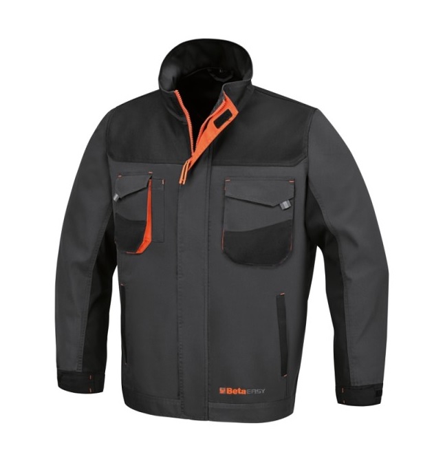 Bunda pracovní BETA CANVAS EASY, šedá, vel. XL