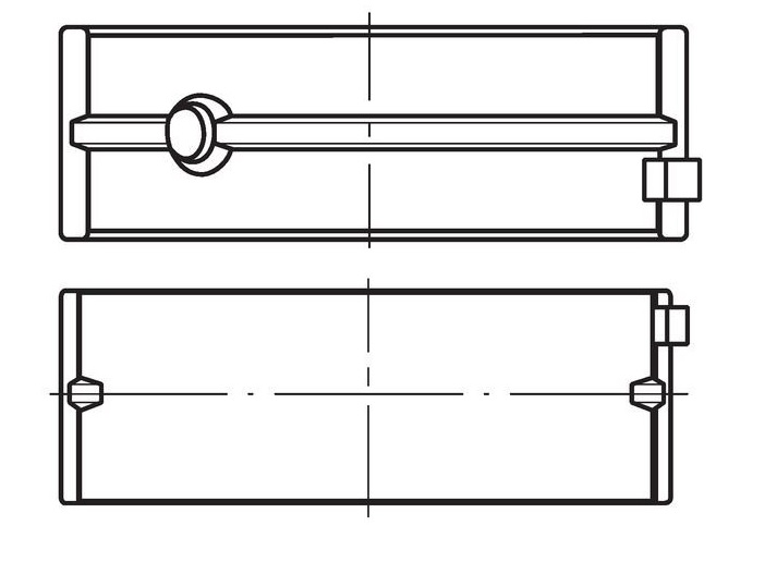 Ložiska hlavní klikové hřídele - pár MERCEDES Actros MP4/MP5, Antos od 2012, Arocs od 2013