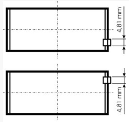 Ložisko ojniční original - sada RVI Kerax, Premium, Premium 2 DCi11 MIDR/MIDS/MIPR
