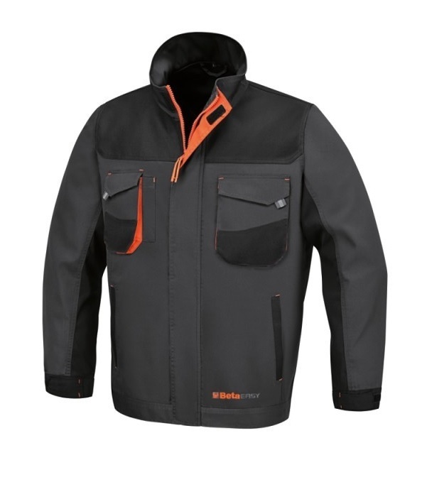 Bunda pracovní BETA CANVAS EASY, šedá, vel. L
