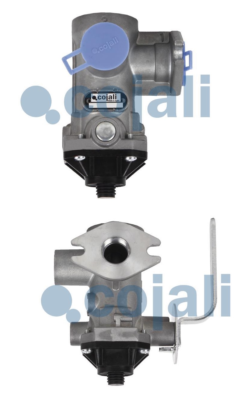 Ventil regulační brzdné síly s pákou 4-cestný M22x1,5/ 2,1bar - 4,0bar SCHMITZ, KRONE