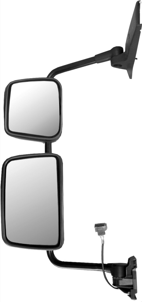 Zrcadlo hlavní dvojité 24V L RVI C/D Euro 6 od 2013,Midlum od 2006, DAF LF, VOLVO FE/FL