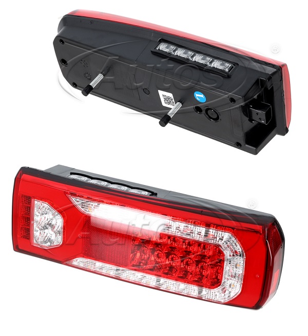 Svítilna zadní 24V FULL LED bez osvětlení SPZ L MERCEDES Actros MP4/MP5 Euro 6 od 07.2015