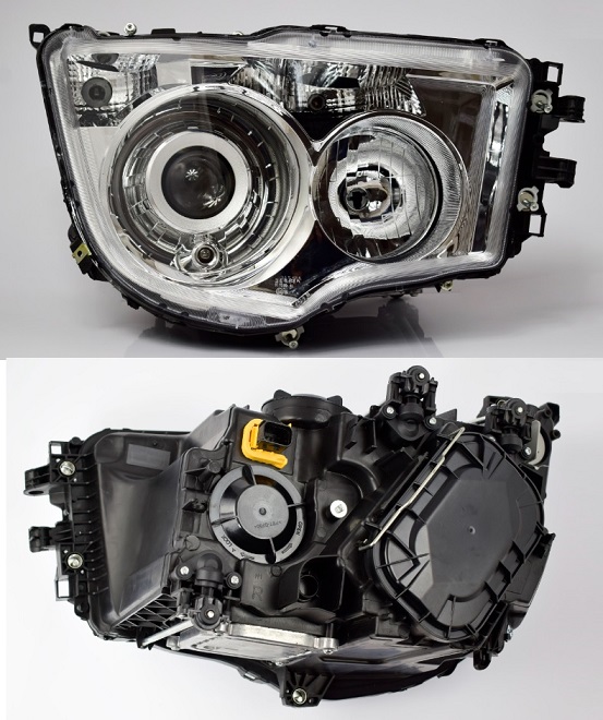 Světlomet hlavní bez denního svícení P MERCEDES Actros MP4, Antos, Arocs Euro 6 od 2011