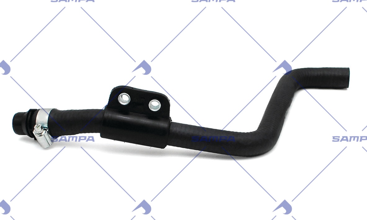 Hadice vodní spodní - k termostatu pr.21x490 DAF XF105 od 2005, XF95 od 2002, CF85 od 2001