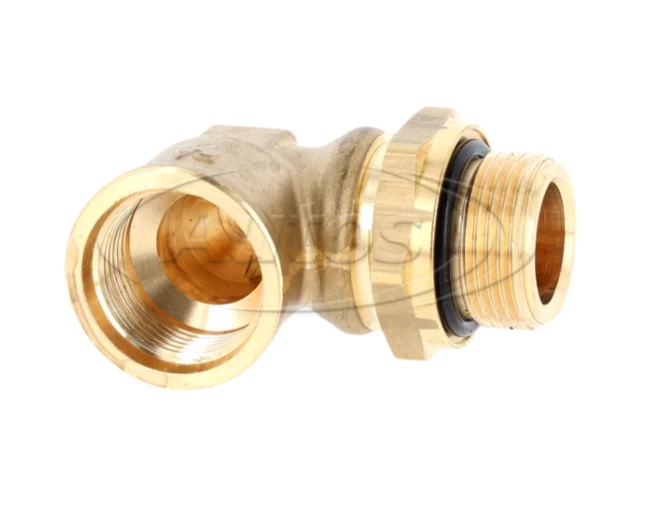 Přípojka koleno M22x1,5 vnitřní /M22x1,5x22 vnější závit, s těsněním