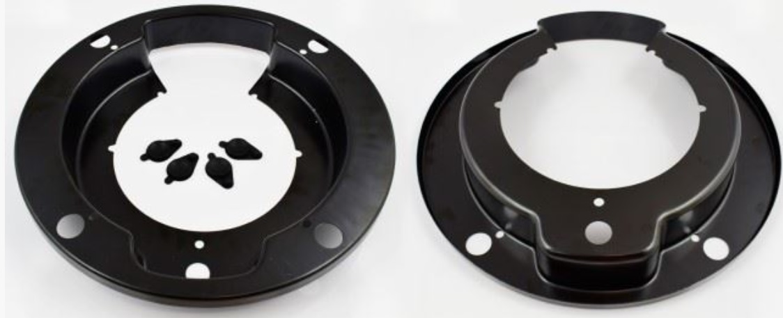 Plech kola krycí vnitřní 234x445x66 ZN VOLVO FH12, FH13, FH16 G1/G2/G3, FM10, FM12, FM13