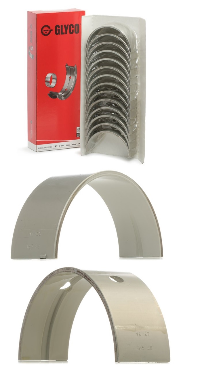 Ložiska hlavní klikové hřídele - sada na motor MAN OM407/427/447//D2556/2566/