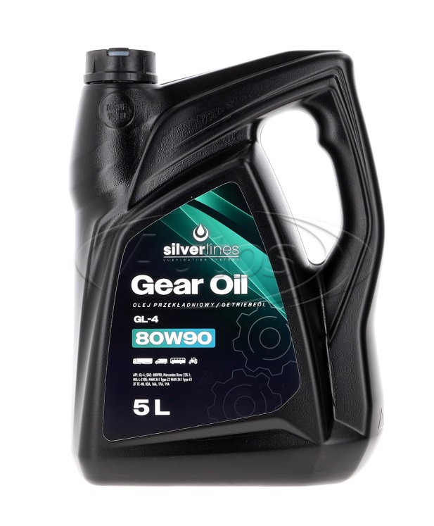 Olej převodový SILVERLINES GEAR OIL GL-4 80W-90 hypoidní, 5 l