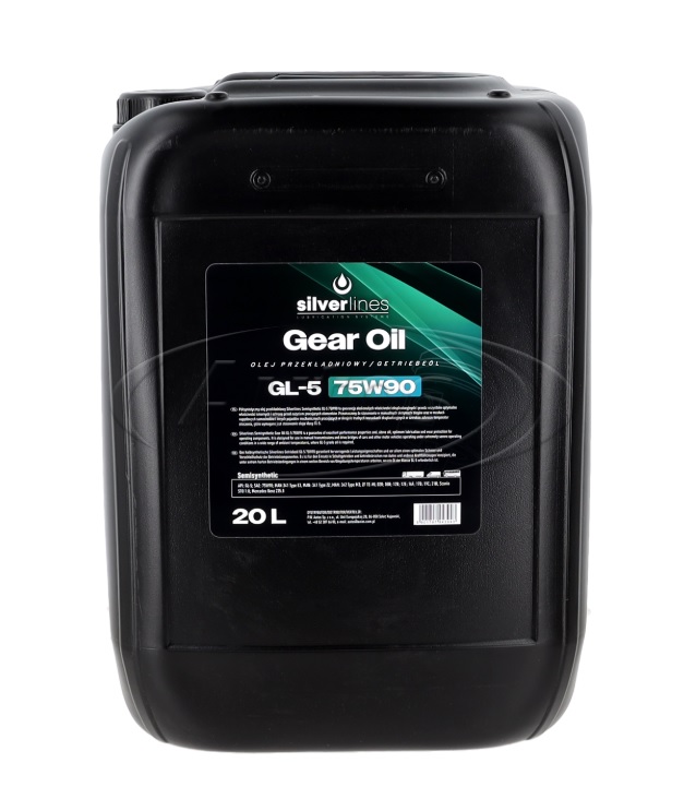 Olej převodový SILVERLINES GEAR OIL GL-5 75W-90 polosyntetický, 20 l