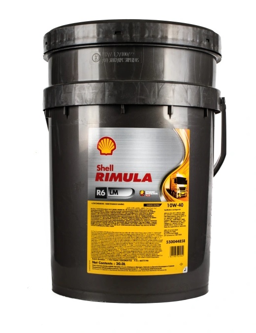 Olej motorový SHELL RIMULA R6 LM 10W-40 LOW-SAPS, 20 l