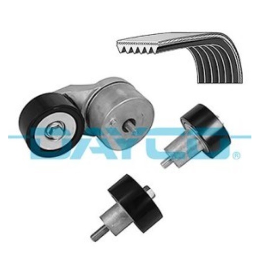Napínač s drážkovým řemenem a kladkami - sada DAF XF Euro 6 od 10.2012, CF Euro 6 od 2013