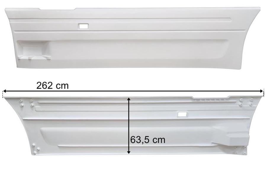 Spojler boční mezinápravový 2620mm L SCANIA série 6