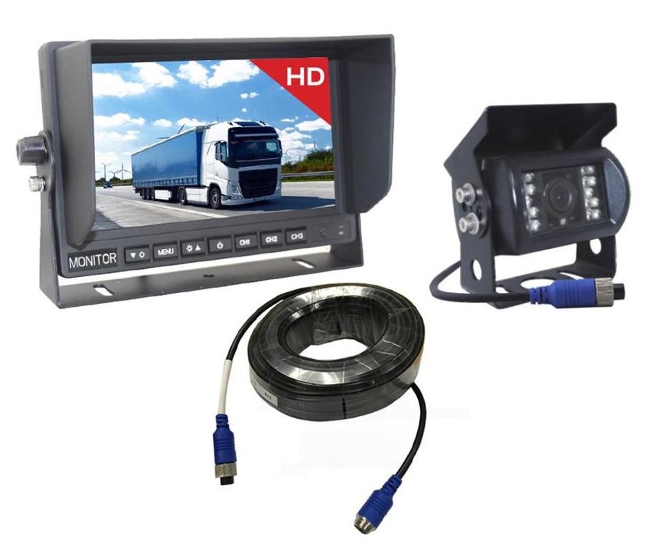 Kamera couvání TIR / kamera, LCD monitor 7" PAL, LCD / s příslušenstvím
